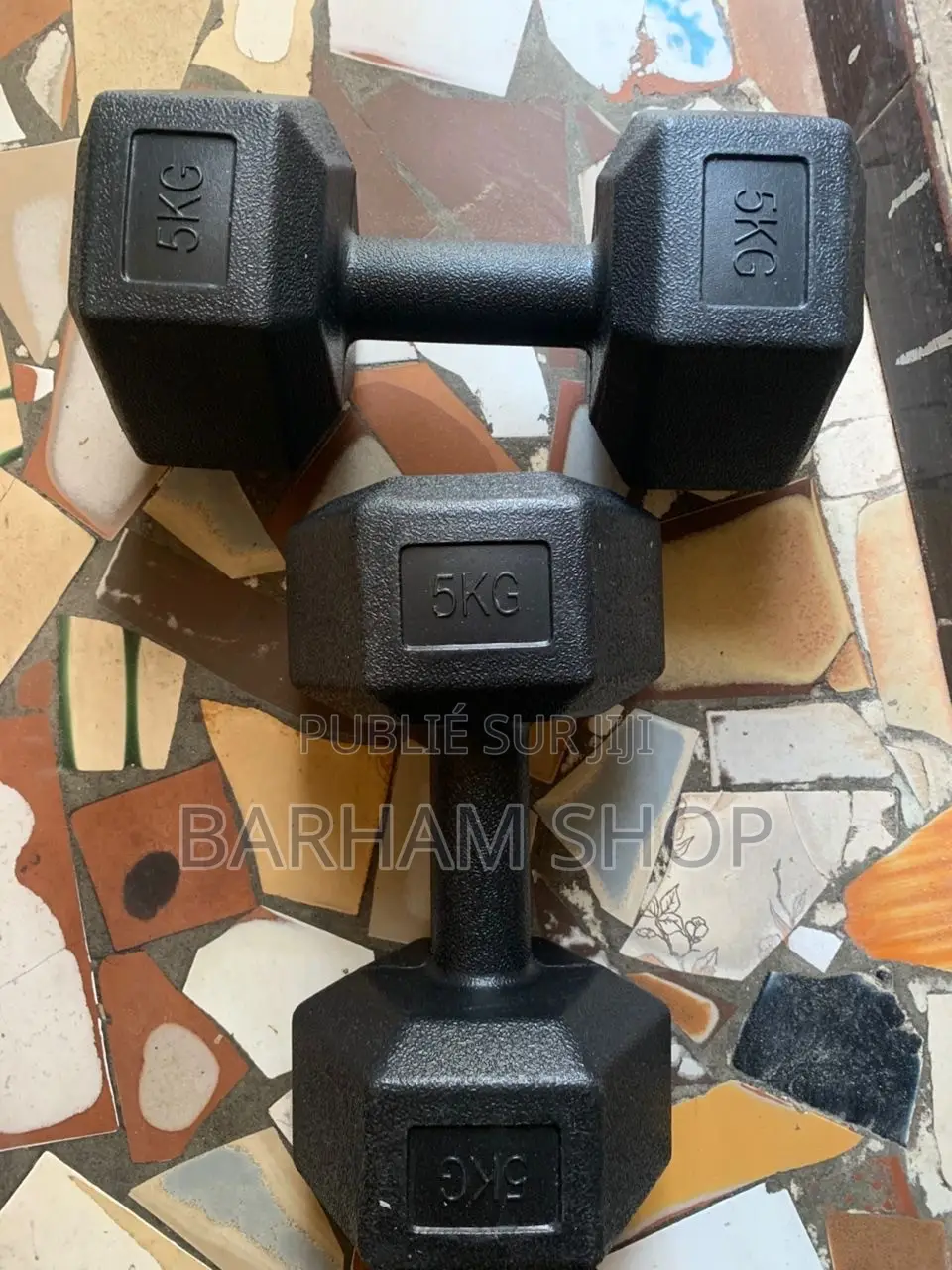 D’eux Halteres De 5kg (Total 10kg) en Vente Stock Limité