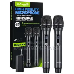 Microphone Calus Hi-Mic B5 Avec Deux Micro Sans Fil Professionnels