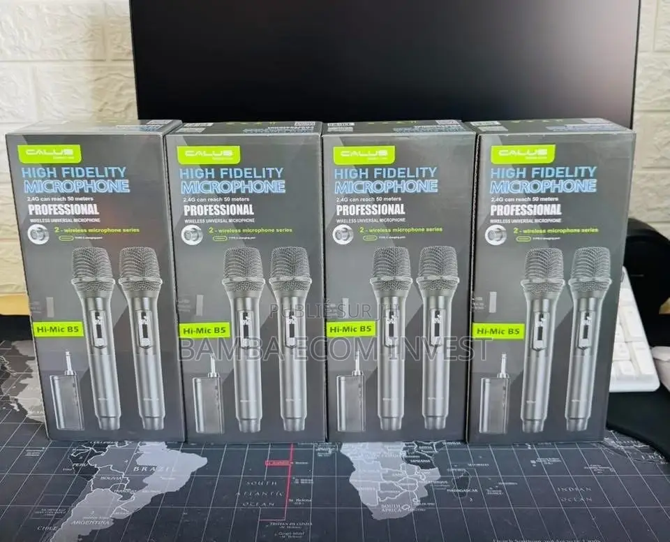 Microphone Calus Hi-Mic B5 Avec Deux Micro Sans Fil Professionnels