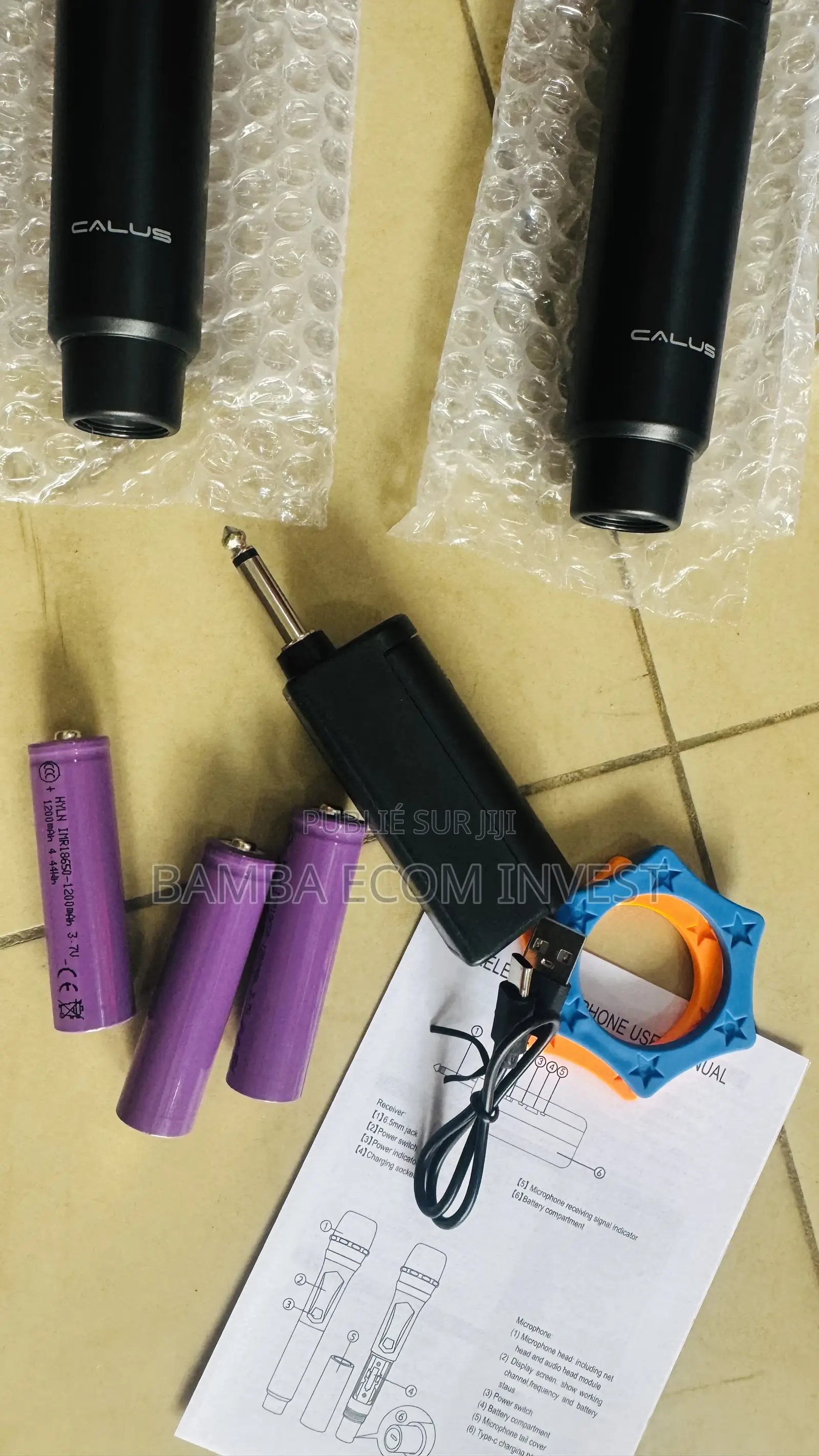 Microphone Calus Hi-Mic B5 Avec Deux Micro Sans Fil Professionnels