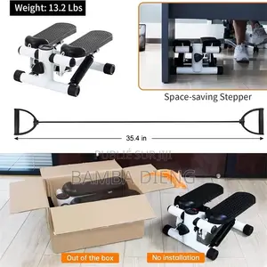 Mini-Stepper d'Appartement Avec Écran LCD Et Bandes D’élastiques