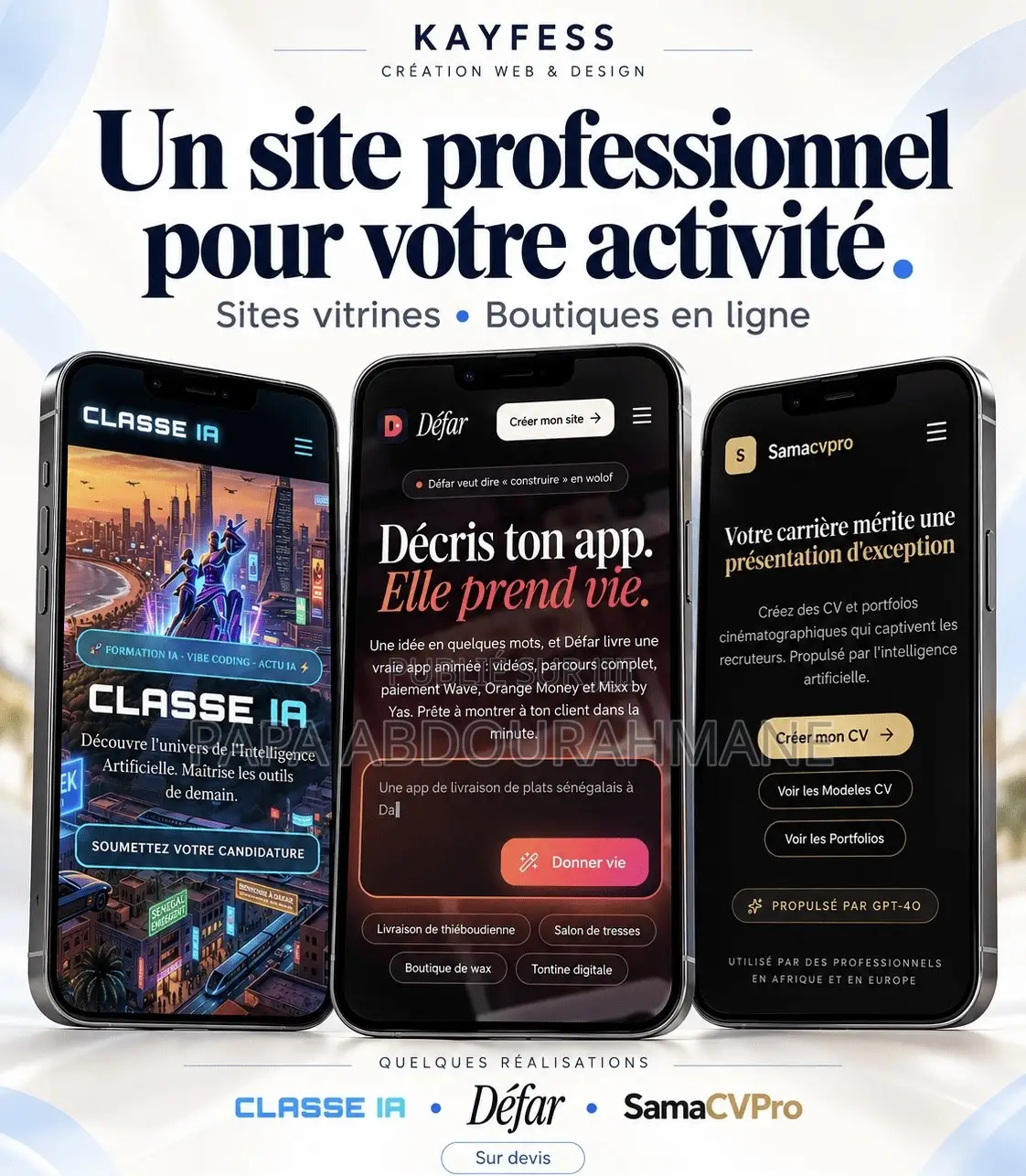 Conception Site Web