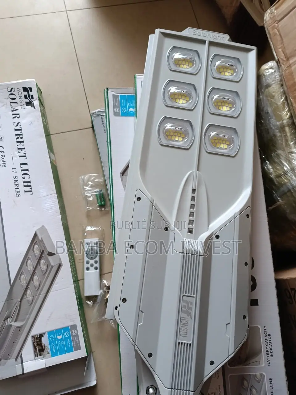 Lampadaire Solaire Hongtu 1000W (Série 17)
