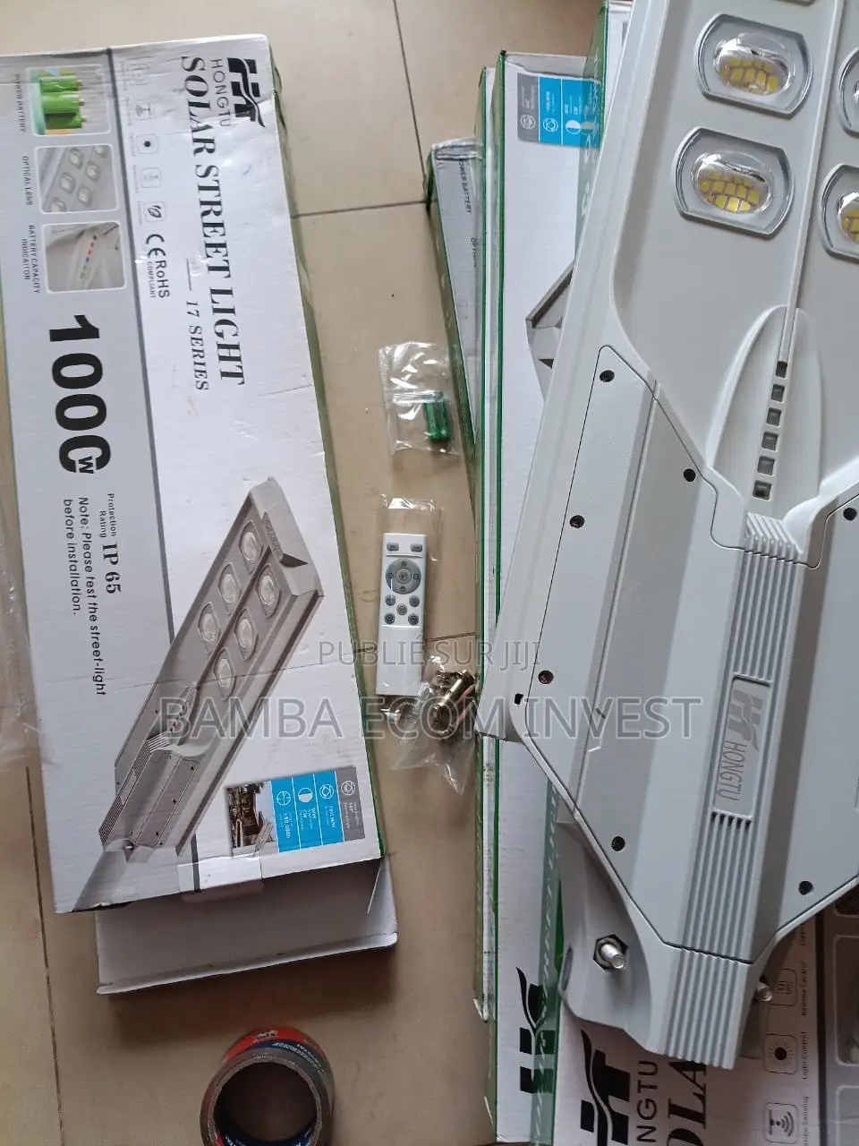 Lampadaire Solaire Hongtu 1000W (Série 17)