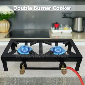 Réchaud À Gaz À Deux Brûleurs en Fonte (Modèle GB02)