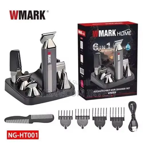 WMARK Tondeuse À Cheveux Rechargeable 6 en 1 NG-HT001 10W