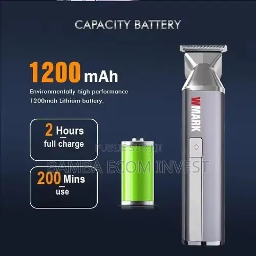 WMARK Tondeuse À Cheveux Rechargeable 6 en 1 NG-HT001 10W