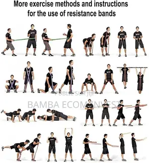 Élastique De Fitness Vert Utilisé Pour Le Renforcement Musculaire