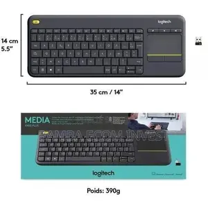 Clavier Sans Fil Logitech K400 Plus Logitech Media K400 Plus