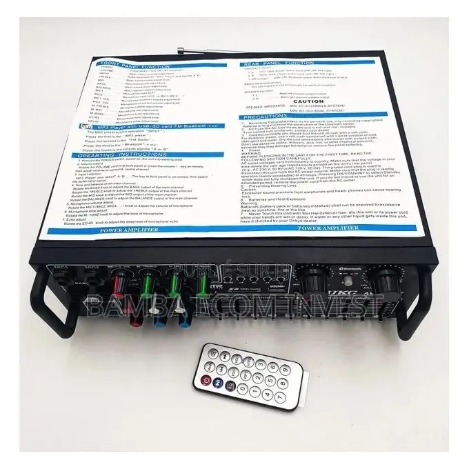 Amplificateur De Puissance Audio Intégré UKC AV-326BT.