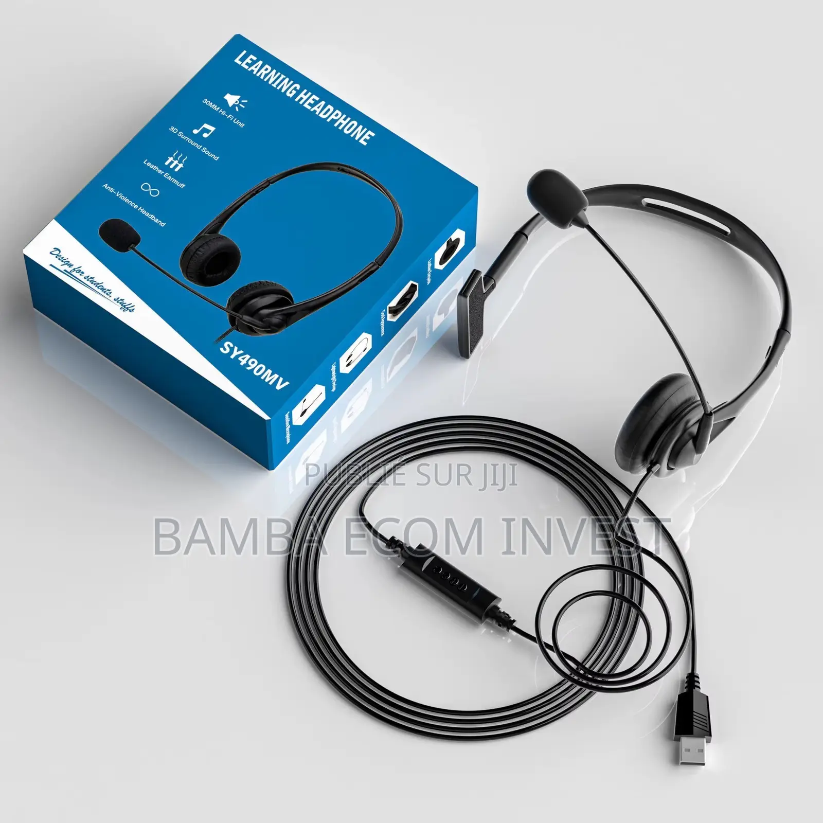 Casque Filaire d'Apprentissage Avec Microphone SY490MV