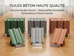 Tuiles en Béton Haute Qualité – Disponibilité Immédiate !