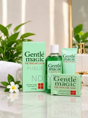 Gentle Magic Skincare Set – Lotion 125 Ml, Sérum 50 Ml Et Savon 100 G