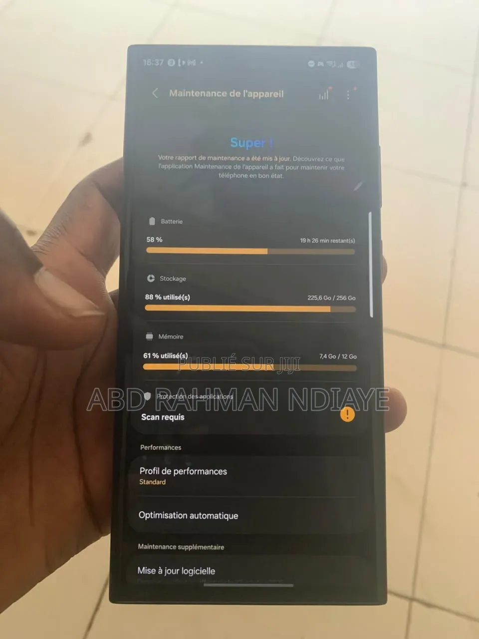 Samsung Galaxy S23 Ultra 256 GB Noir
