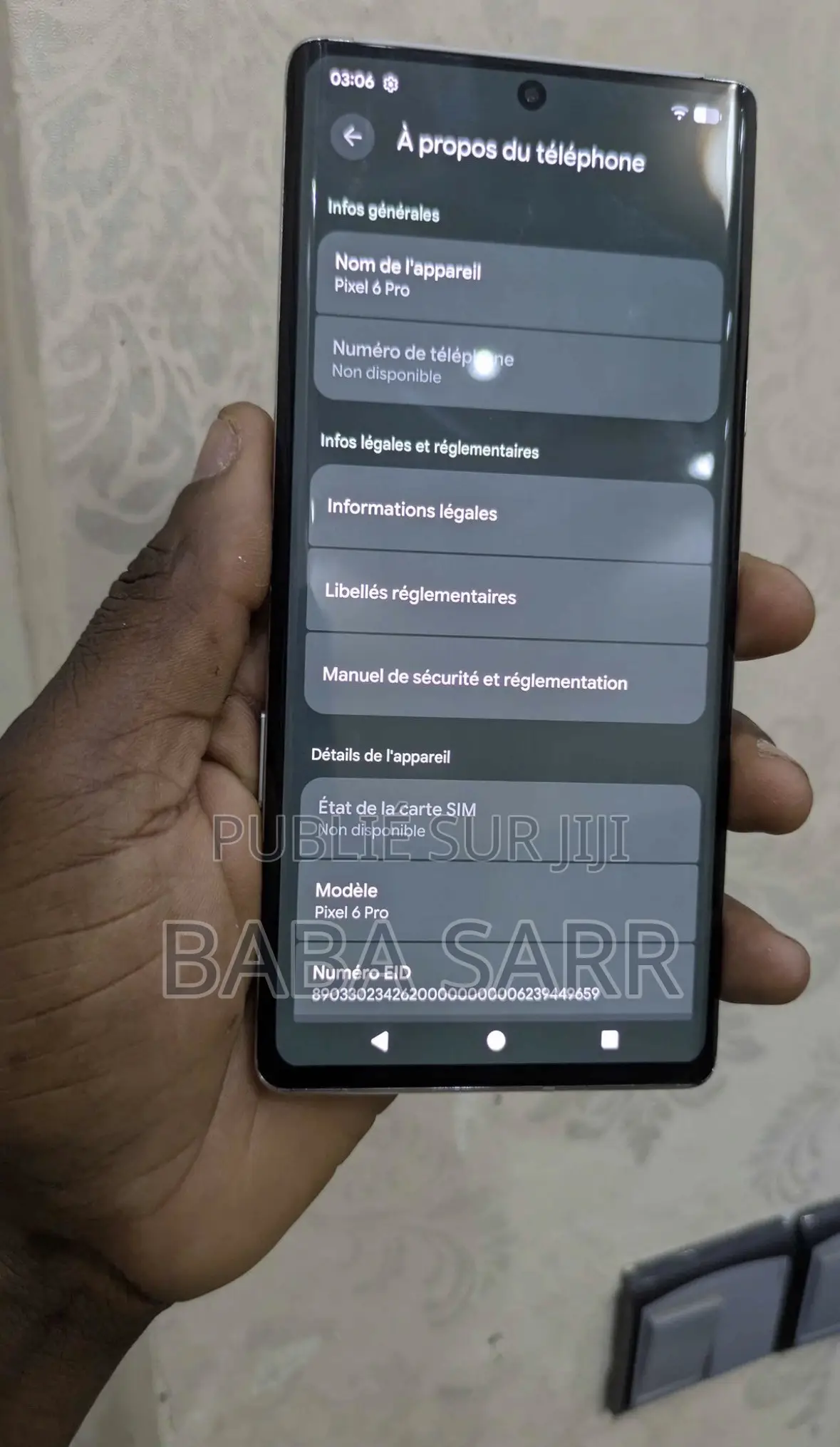 Nouveau Google Pixel 6 Pro 256 GB Blanc