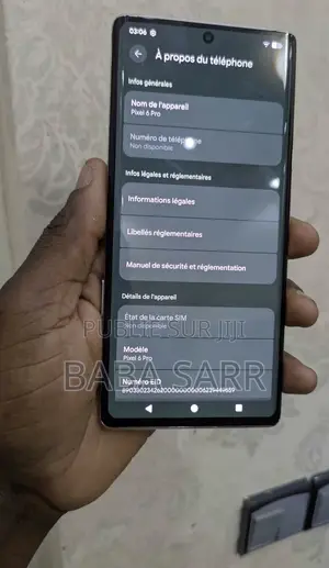 Nouveau Google Pixel 6 Pro 256 GB Blanc