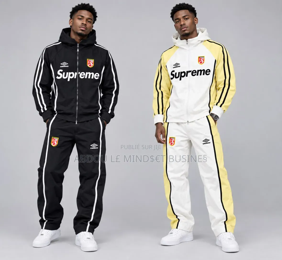 Ensemble Suprême Coton Capuche Unisexes Disponible