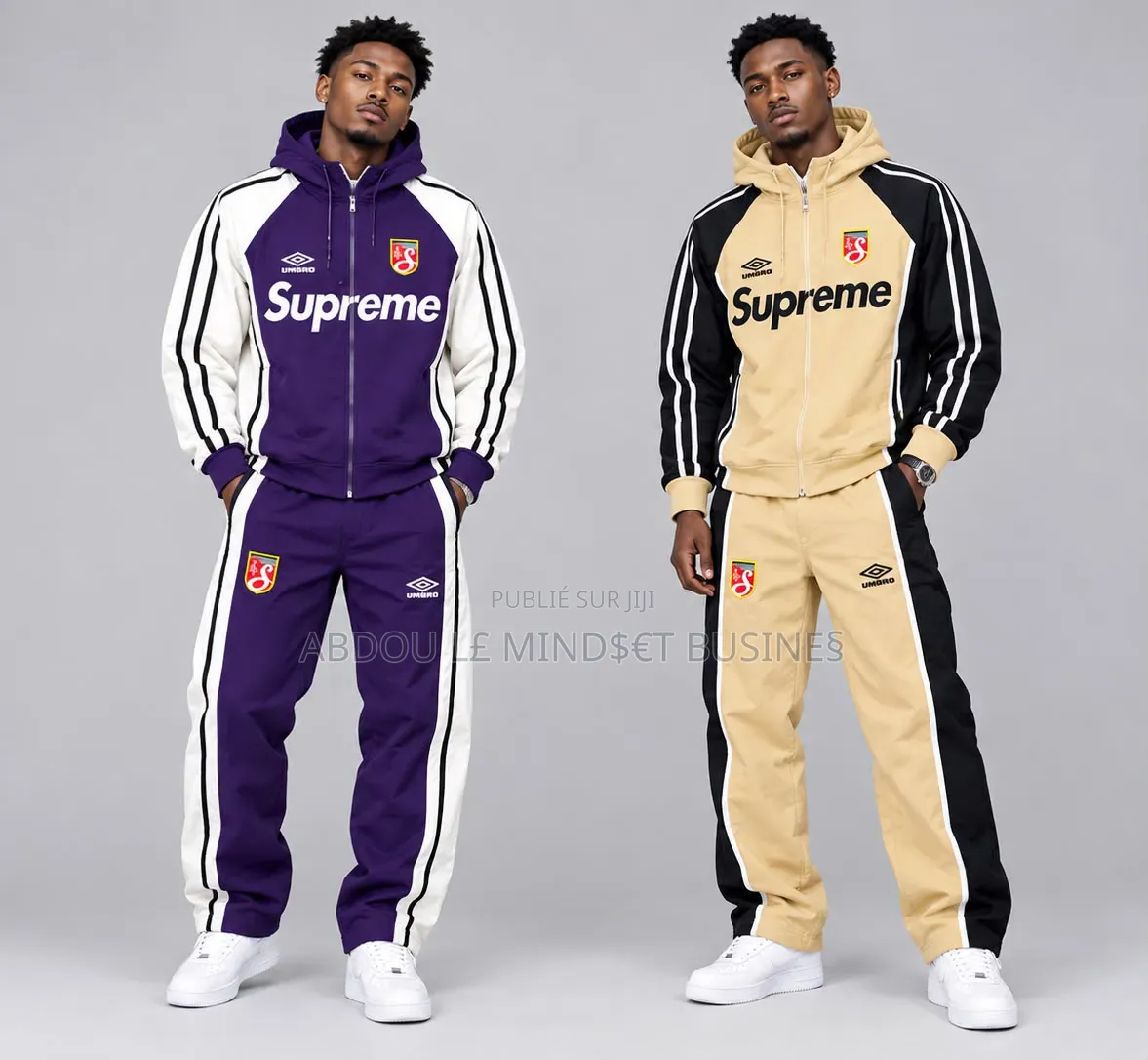 Ensemble Suprême Coton Capuche Unisexes Disponible