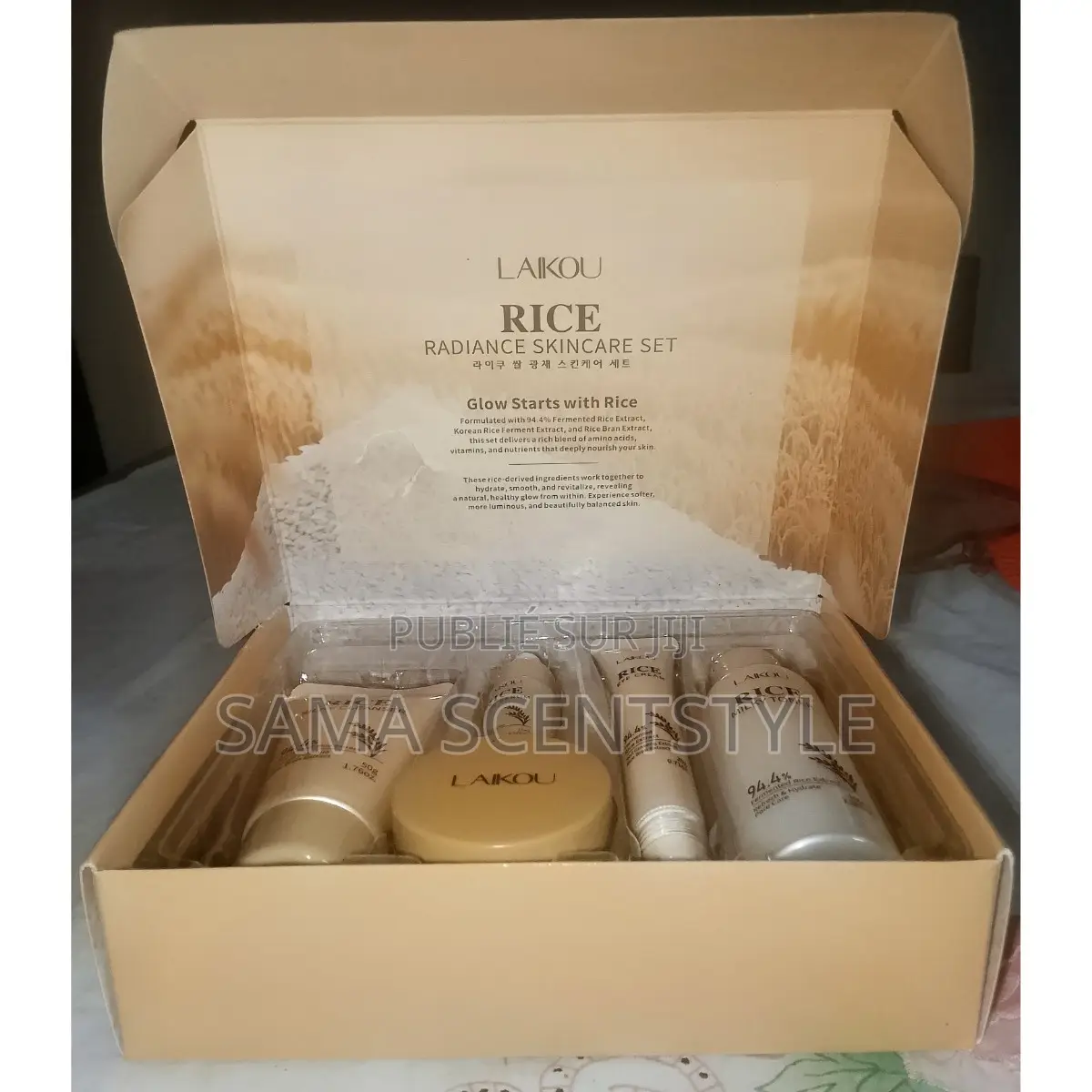 LAIKOU Rice – Coffret De 5 Soins Visage