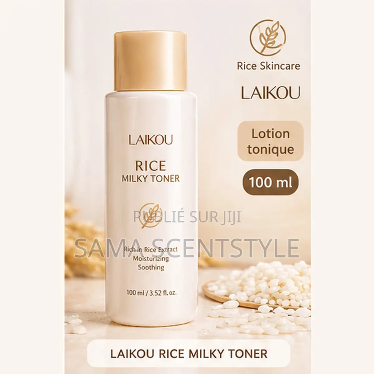 LAIKOU Rice – Coffret De 5 Soins Visage