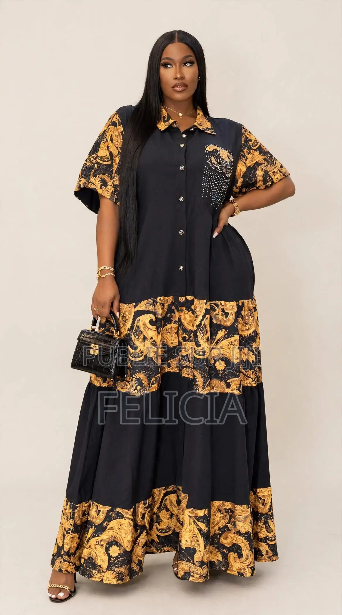 Robe Africaine Longue Grande Taille XL