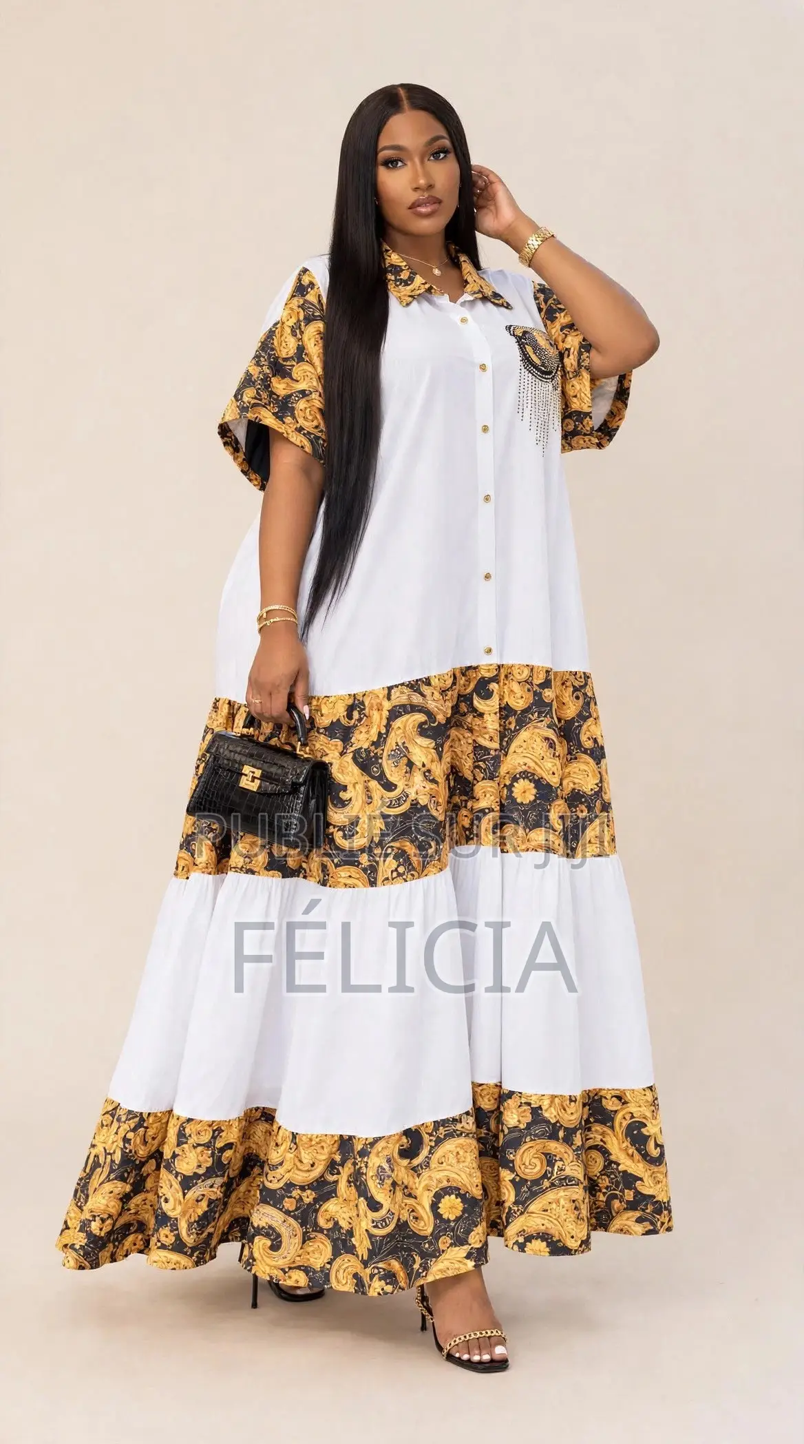 Robe Africaine Longue Grande Taille XL