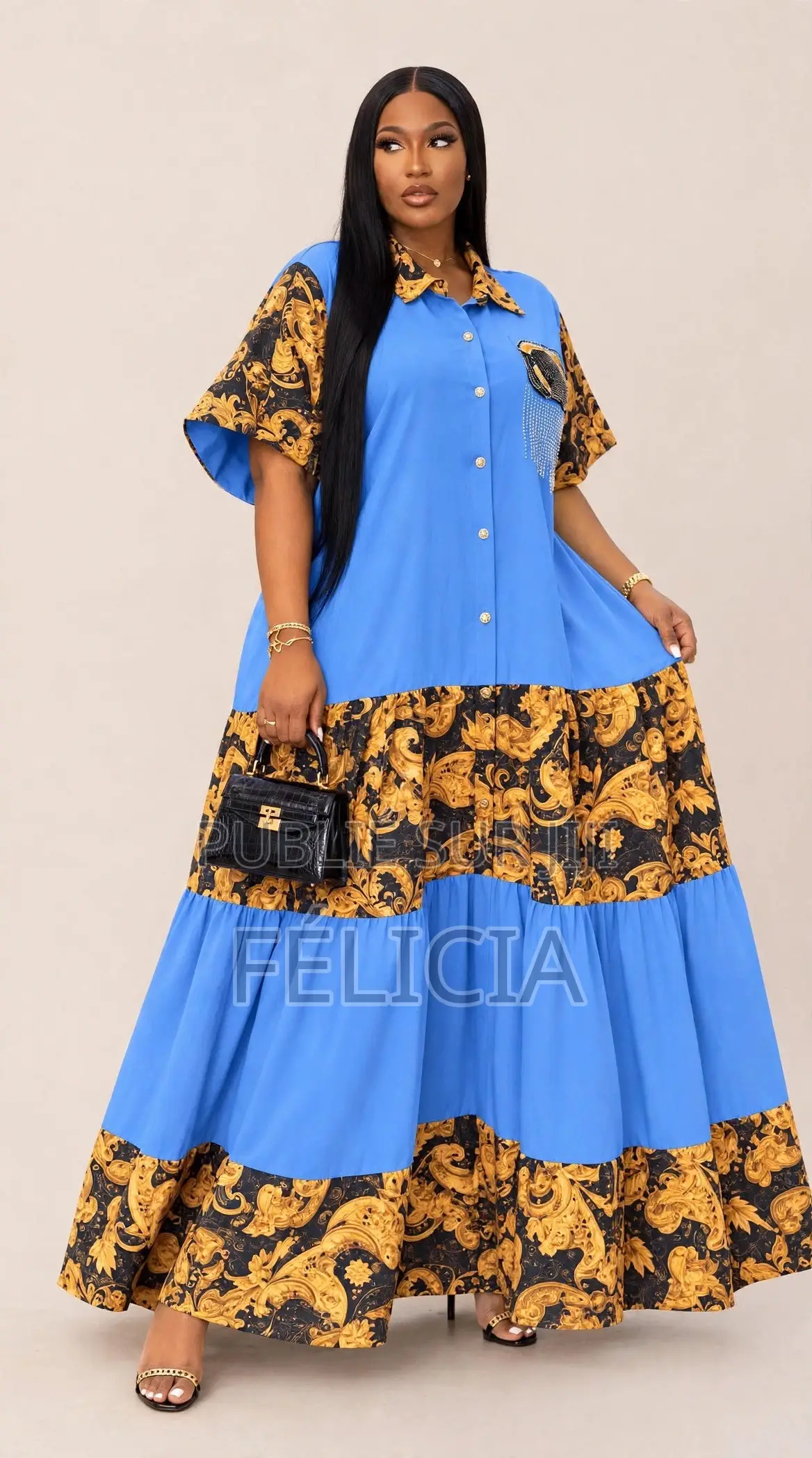 Robe Africaine Longue Grande Taille XL