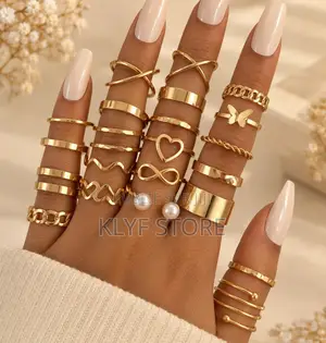 22 Pièces De Bague