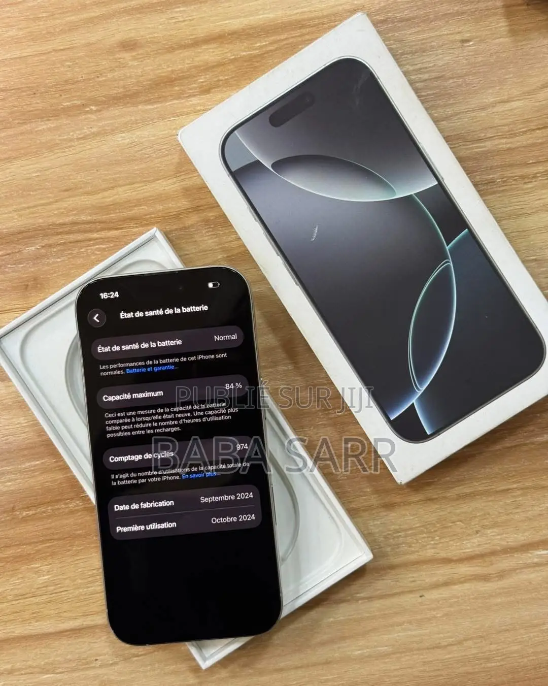 Nouveau Apple iPhone 16 Pro Max 1 TB Blanc