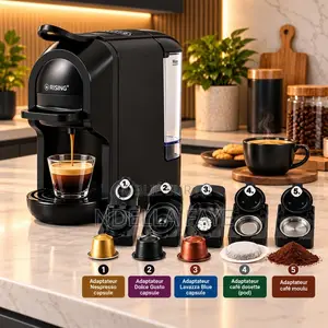 Machine a Cafe Rising Multicapsule 5 en 1 Noir Rs506