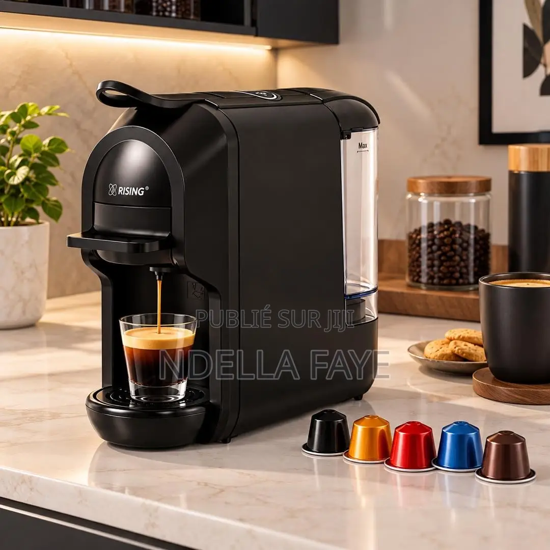 Machine a Cafe Rising Multicapsule 5 en 1 Noir Rs506