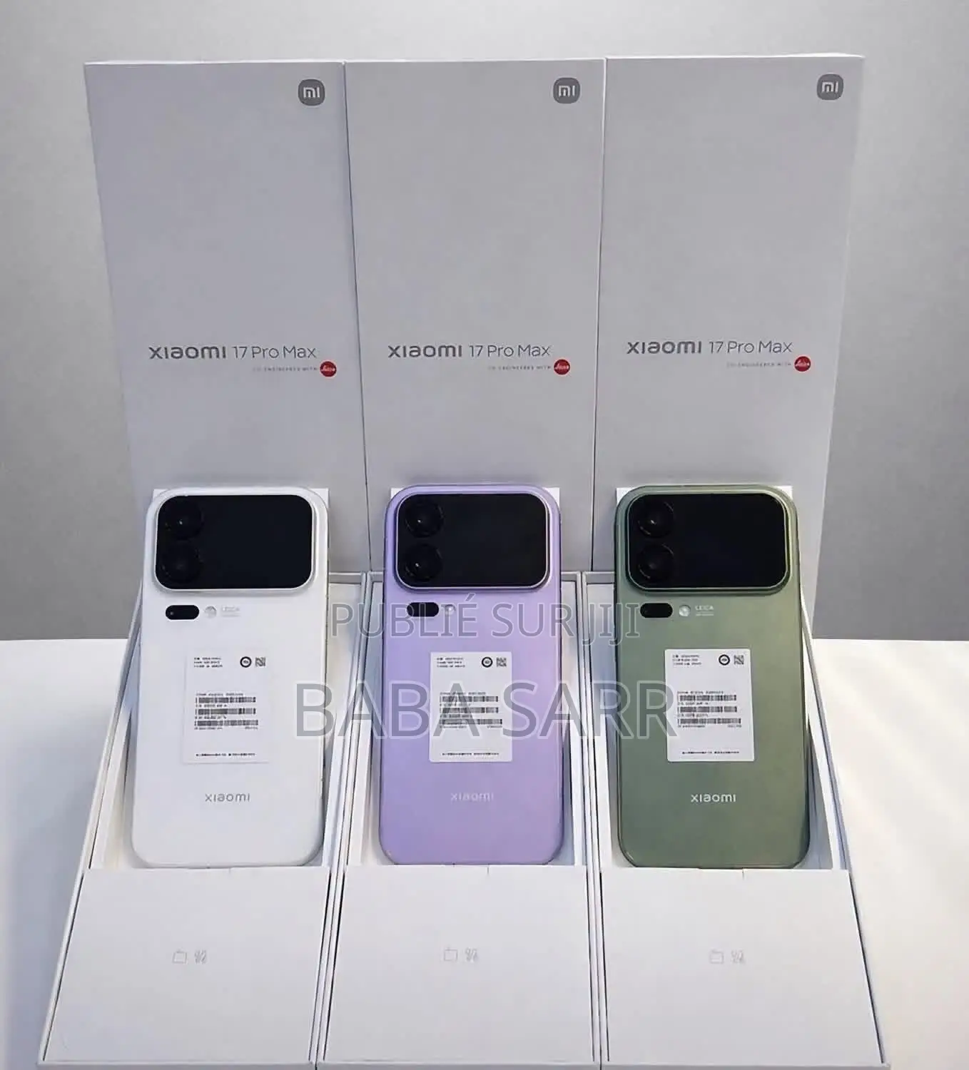 Nouveau Xiaomi 17 Pro Max 1 TB Blanc