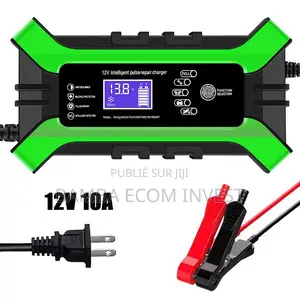 Chargeur De Batterie Intelligent 12V À Impulsions Avec Écran LCD