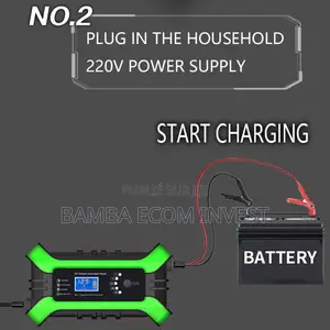Chargeur De Batterie Intelligent 12V À Impulsions Avec Écran LCD