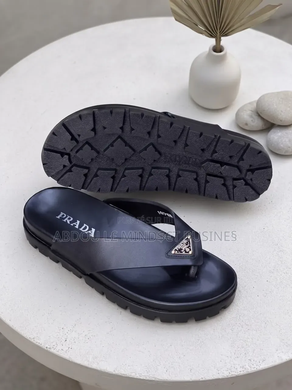 Sandal Prada Italy Black Disponible