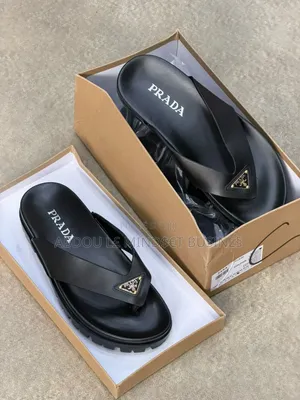 Sandal Prada Italy Black Disponible