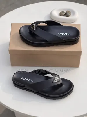 Sandal Prada Italy Black Disponible