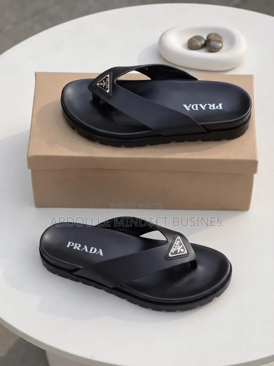 Sandal Prada Italy Black Disponible