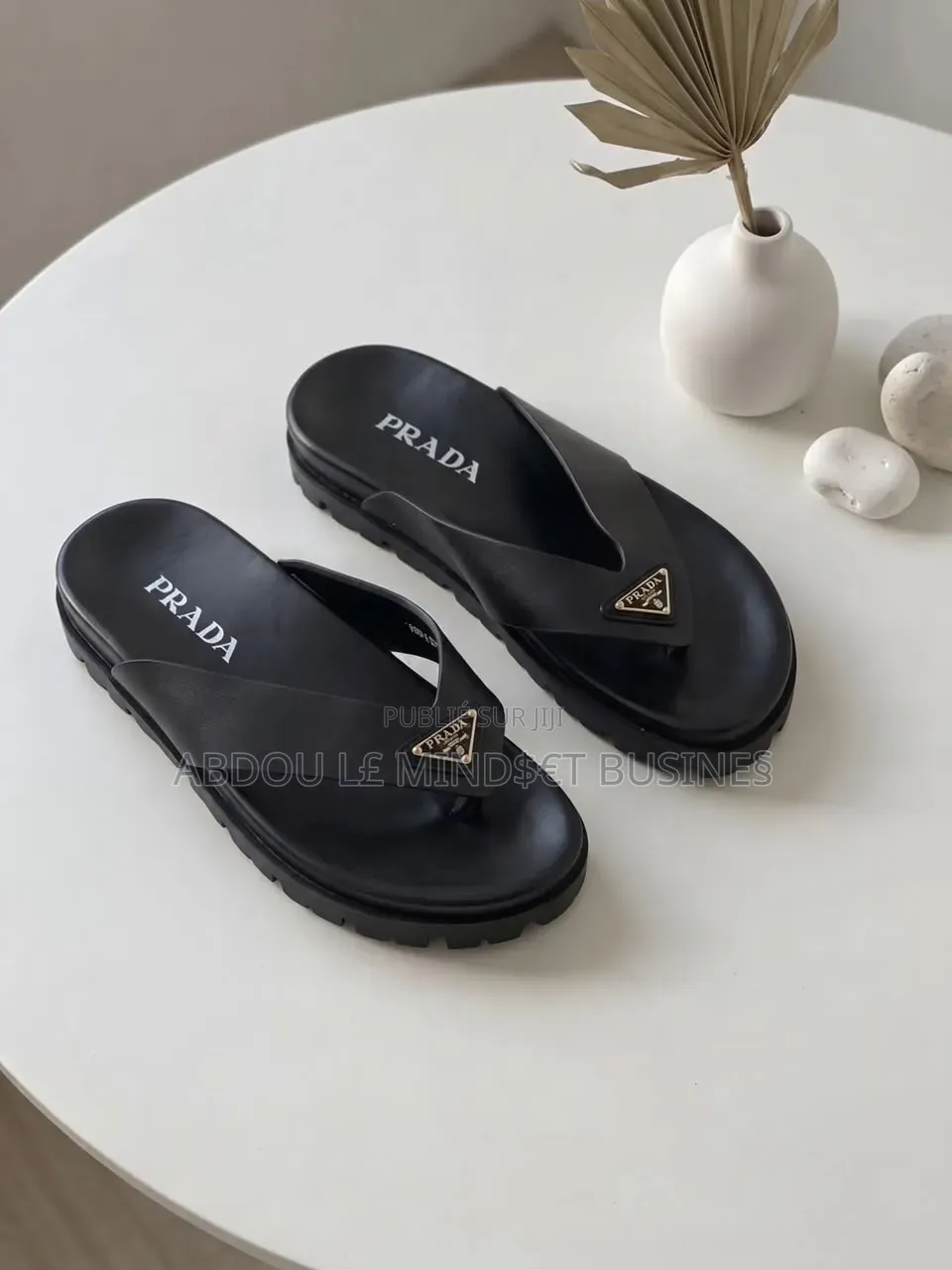 Sandal Prada Italy Black Disponible