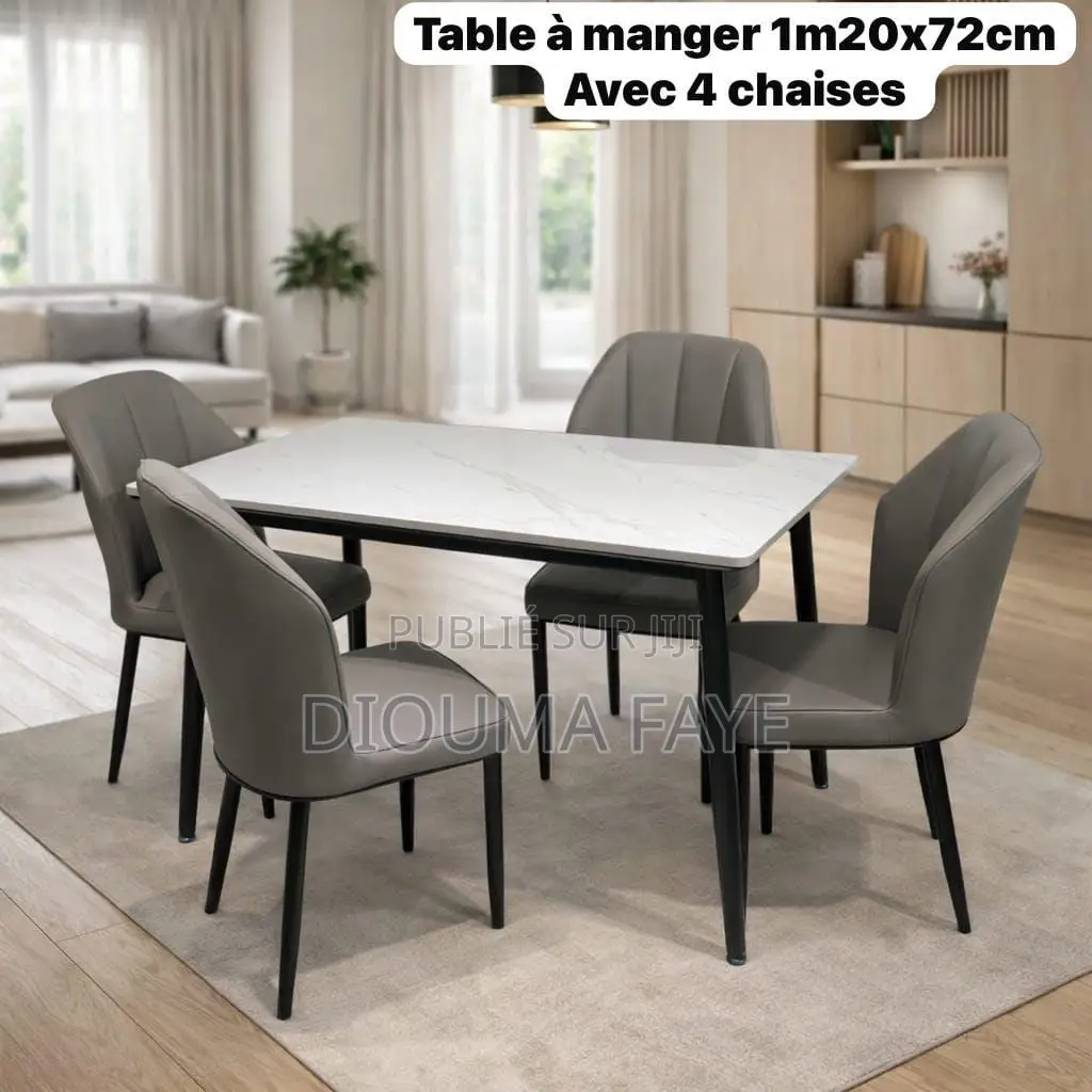 Table À Manger Avec 4 Chaise