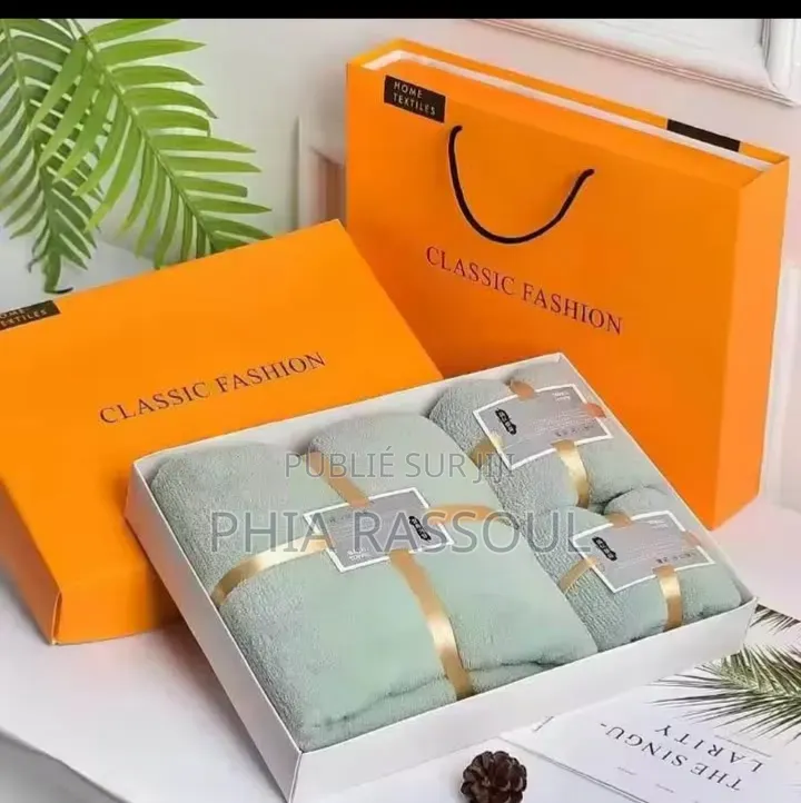 Serviettes De Bain 3 Pièces