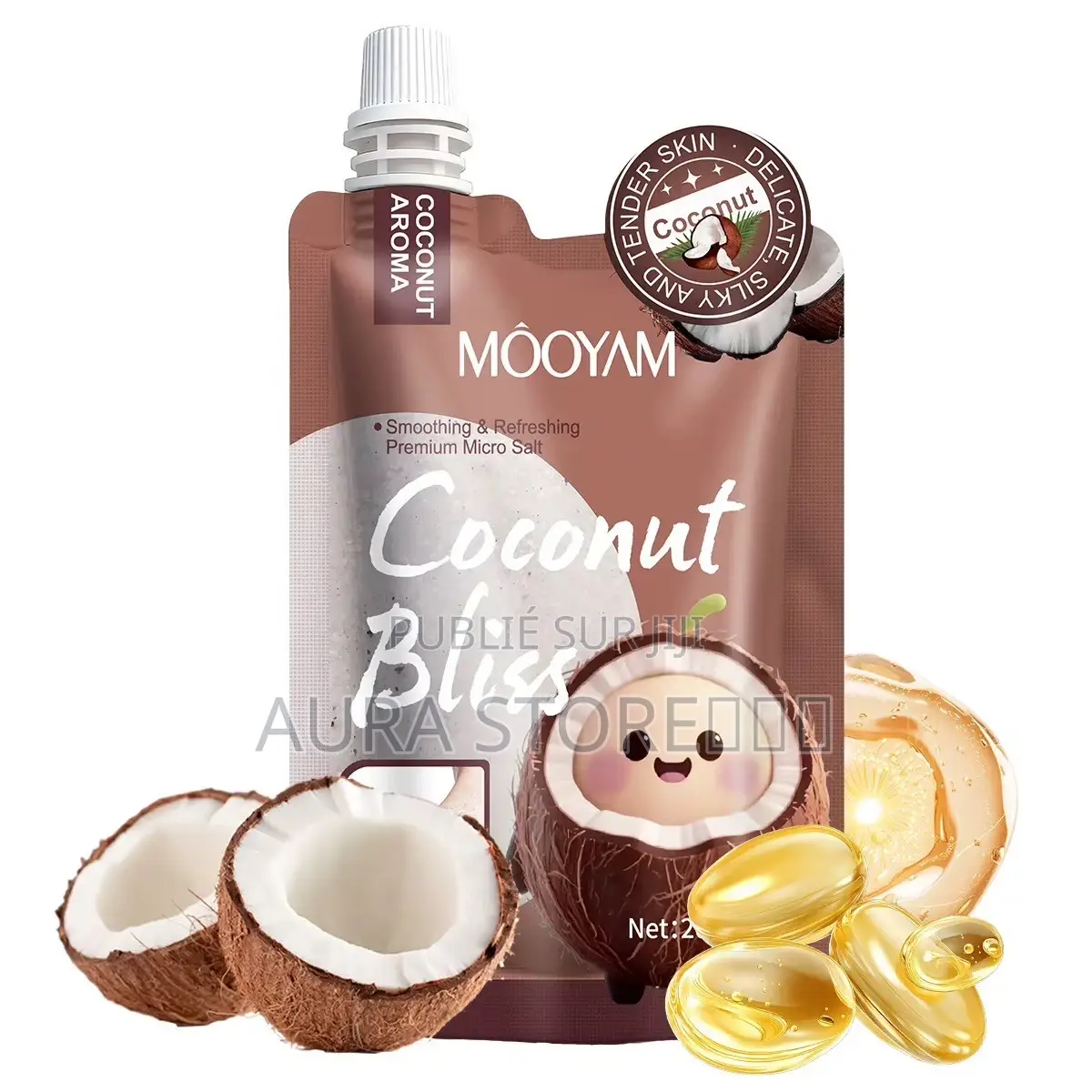Gommage Corporel Exfoliant Au Noix De Coco MÔOYAM