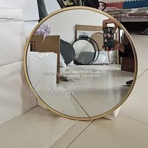Miroir Noir Blanc Doré 60sm Ron