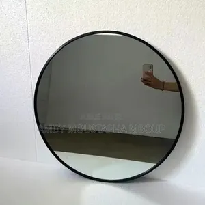 Miroir Noir Blanc Doré 60sm Ron