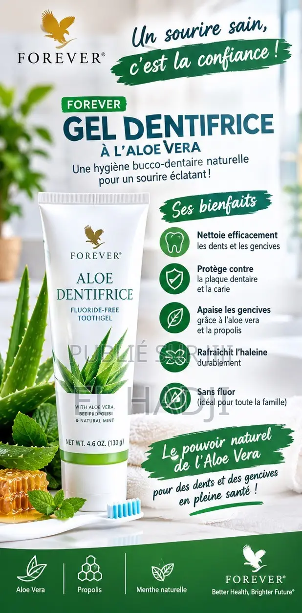 Gel Dentaire Forever Aloe Vera – Hygiène Bucco-Dentaire