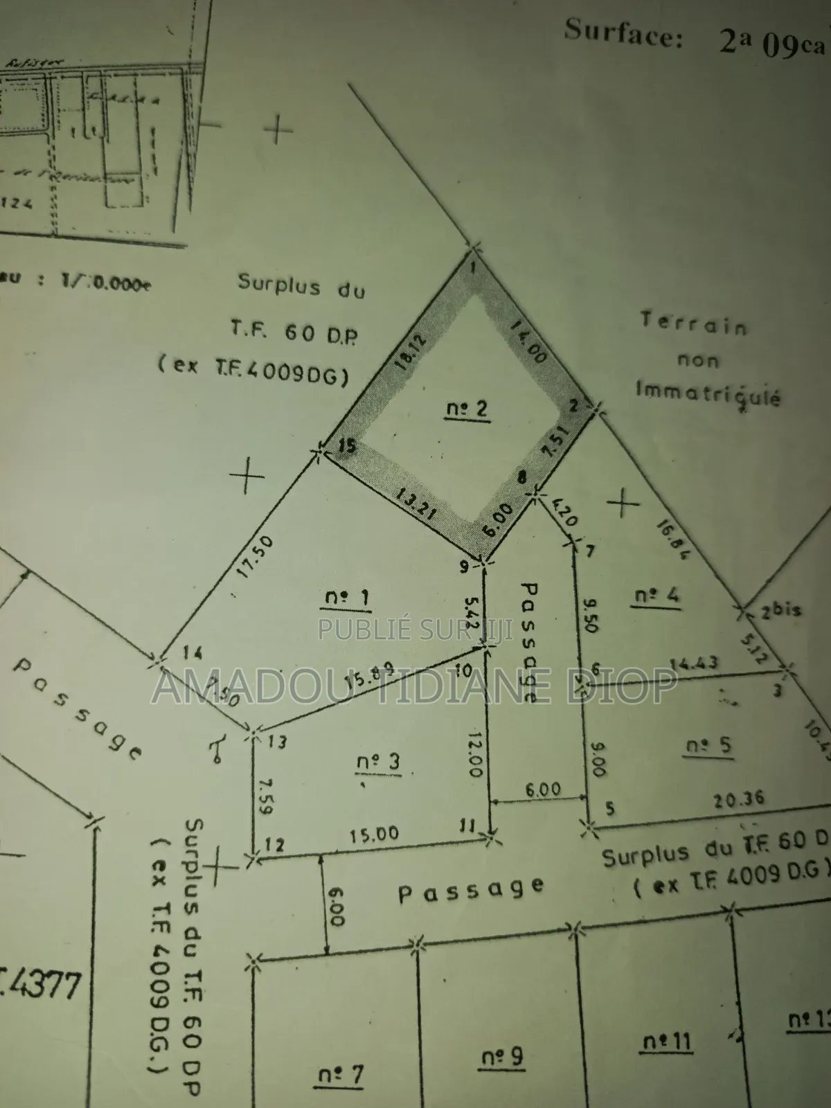 Titre Foncier 209m2