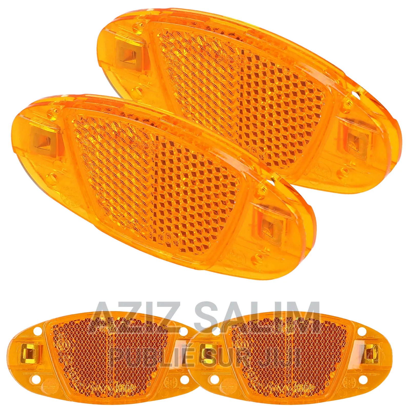 Ensemble Réflecteurs De Vélo Guidon, Selle, Roue