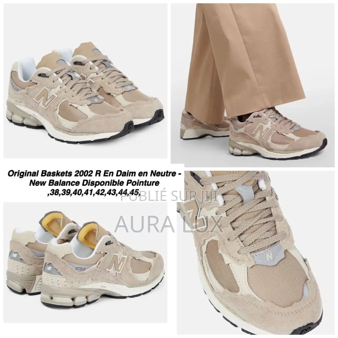 Original Basket 2002 R en Daim en Neutre-New Balance