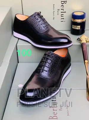Photo - Chaussures en Cuir Pour Homme