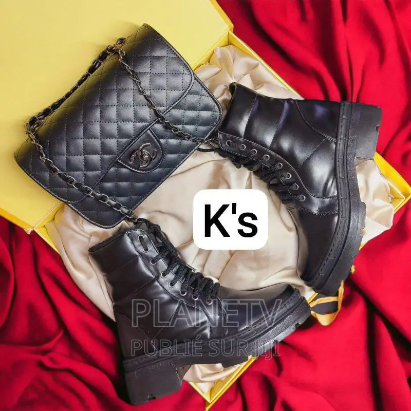 Chaussures Et Mini Sac Pour Femme